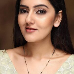 Gold Plated Handcrafted Zircon Studded & Black Beaded Mangalsutra - Gold