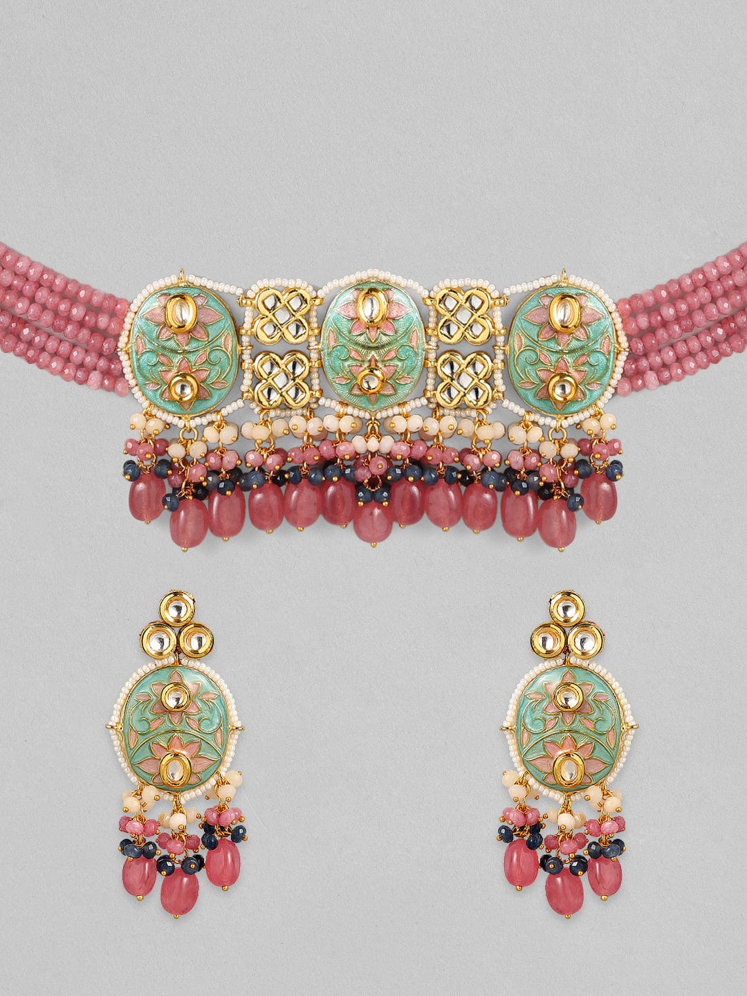 rubans-luxury-24k-gold-plated-handcrafted-green-enamel-kundan-with-beads-choker-set-necklace-set-33846612623534.jpg
