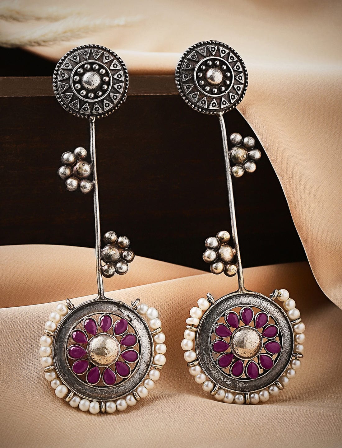 rubans-oxidised-silver-plated-handcrafted-ruby-stone-with-white-pearls-drop-earrings-earrings-33268979794094.jpg