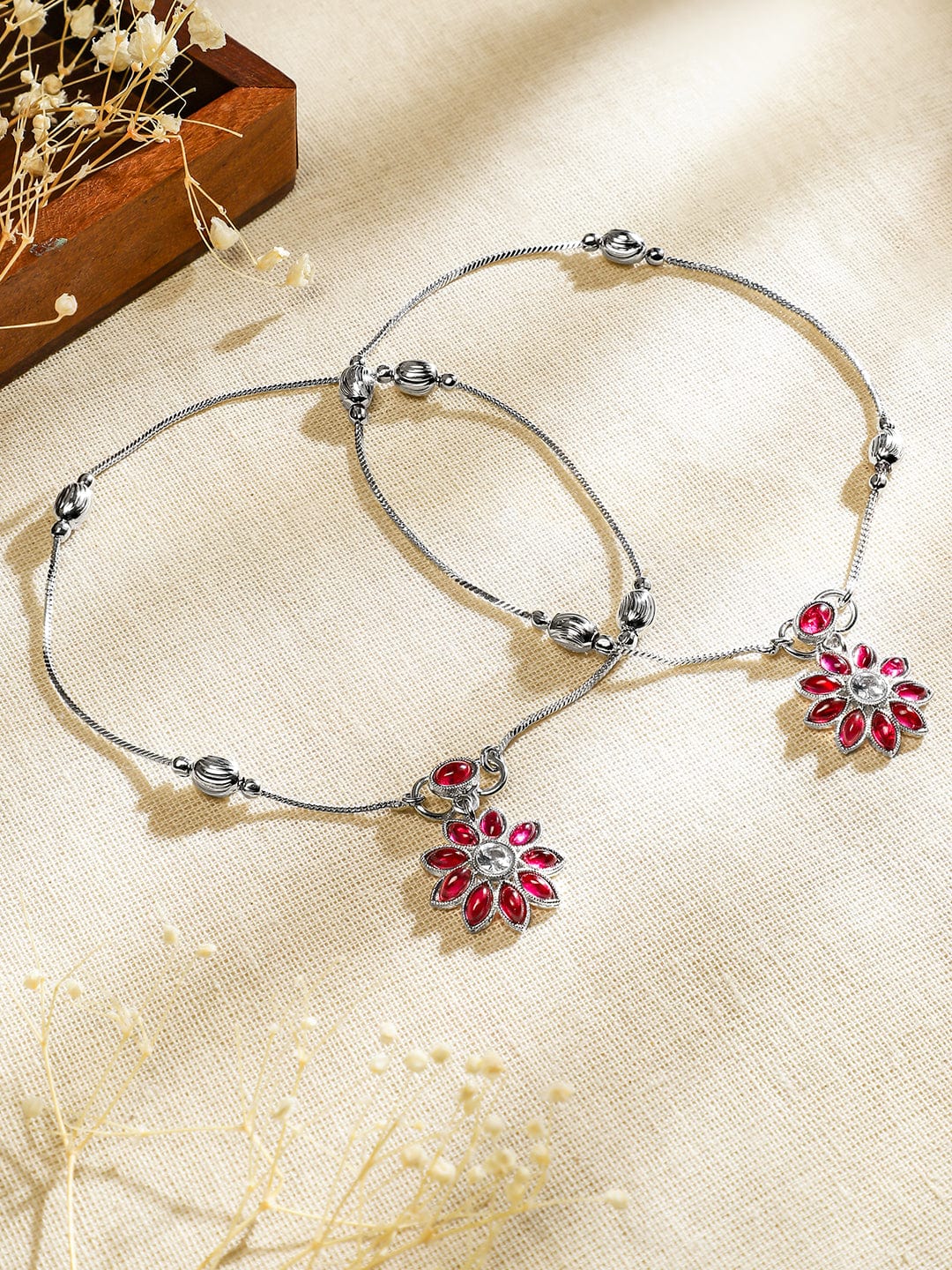 rubans-oxidised-silver-plated-ruby-pink-white-kundan-studded-floral-charm-anklet-set-of-2-for-women-jewellery-set-1148820298.jpg