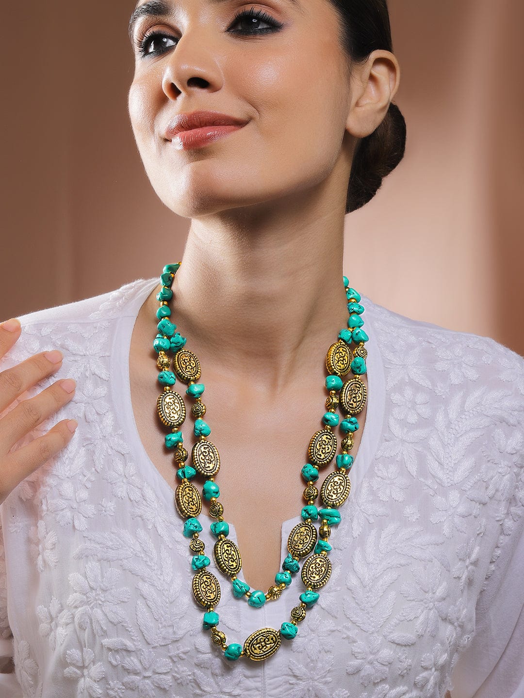 rubans-oxidized-antique-gold-plated-dual-layer-necklace-with-multicolor-raw-beads-tribal-oval-discs-necklace-and-chains-1170340257.jpg