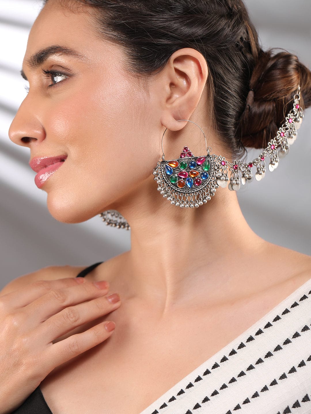 rubans-oxidized-silver-plated-multicolored-enamel-chandbali-earrings-with-attached-ear-chain-chandbali-earrings-37724032991406.jpg