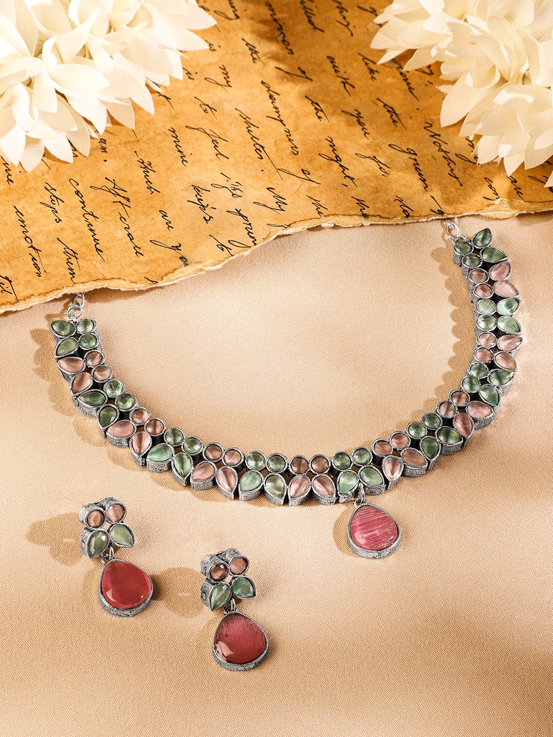 rubans-oxidized-silver-plated-pastel-pink-green-kundan-studded-necklace-set-with-drop-earrings-necklace-set-1170635757.jpg