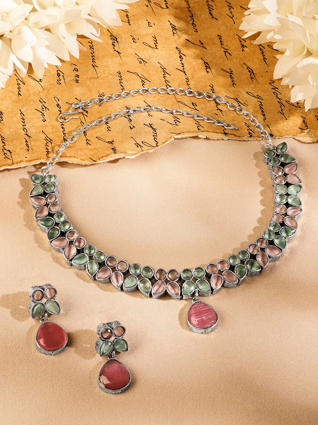 rubans-oxidized-silver-plated-pastel-pink-green-kundan-studded-necklace-set-with-drop-earrings-necklace-set-1170635758.jpg