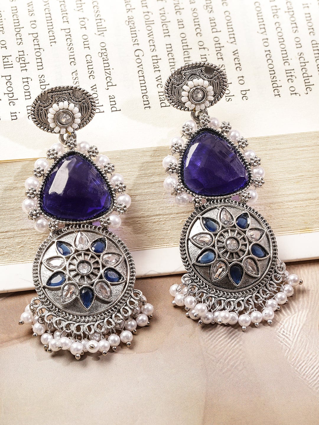 rubans-oxidized-silver-plated-purple-stone-blue-white-beaded-statement-drop-earrings-earrings-1180912743.jpg