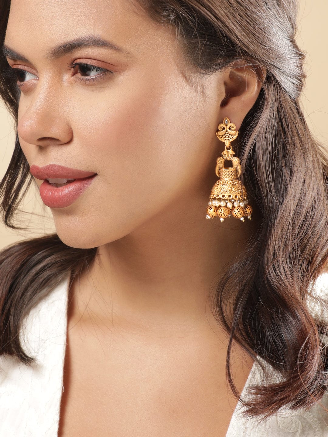 rubans-peacock-gold-jhumka-with-matte-finish-and-golden-beads-hanging-earrings-34471673659566.jpg