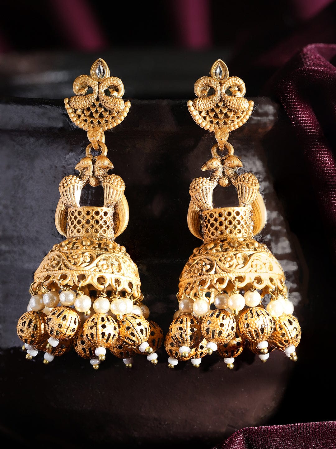 rubans-peacock-gold-jhumka-with-matte-finish-and-golden-beads-hanging-earrings-34578739069102.jpg