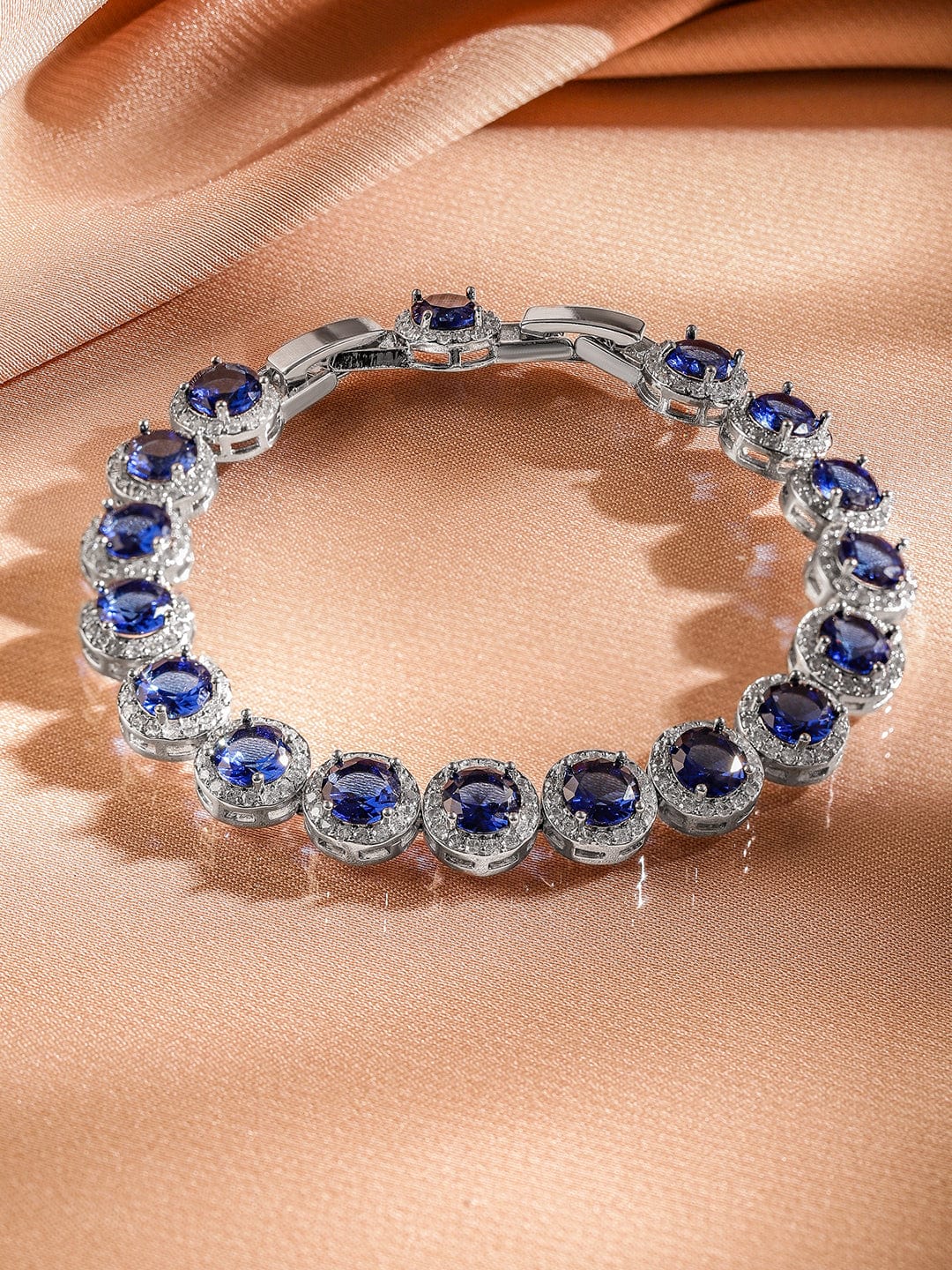 rubans-rhodium-plated-blue-sapphire-cubic-zirconia-studded-tennis-bracelet-bangles-bracelet-1143857939.jpg