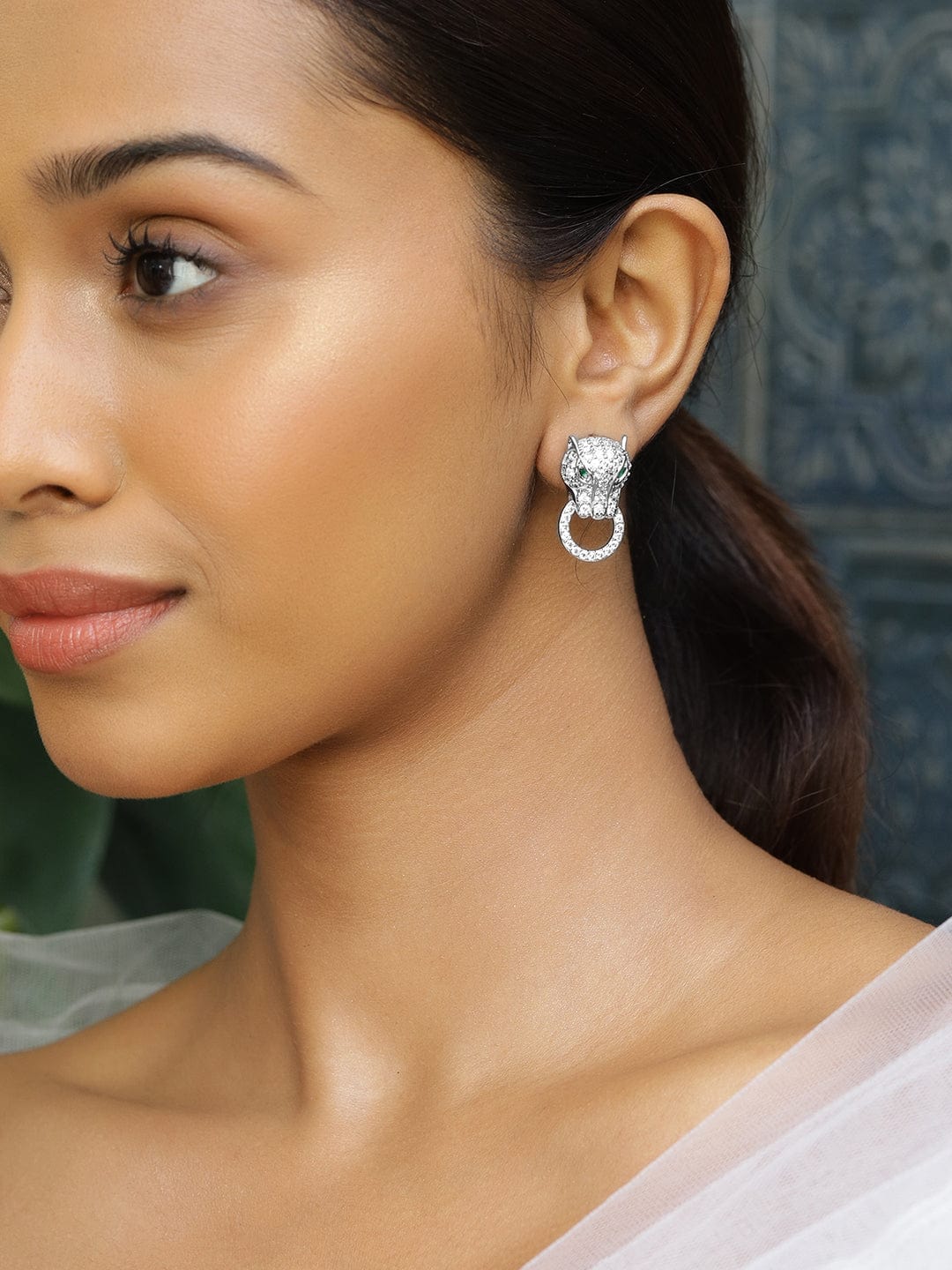 rubans-rhodium-plated-cubic-zirconia-panther-design-stud-earrings-with-emerald-accents-earrings-1129221981.jpg
