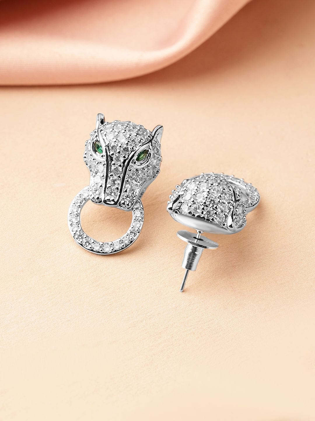 rubans-rhodium-plated-cubic-zirconia-panther-design-stud-earrings-with-emerald-accents-earrings-1129221983.jpg