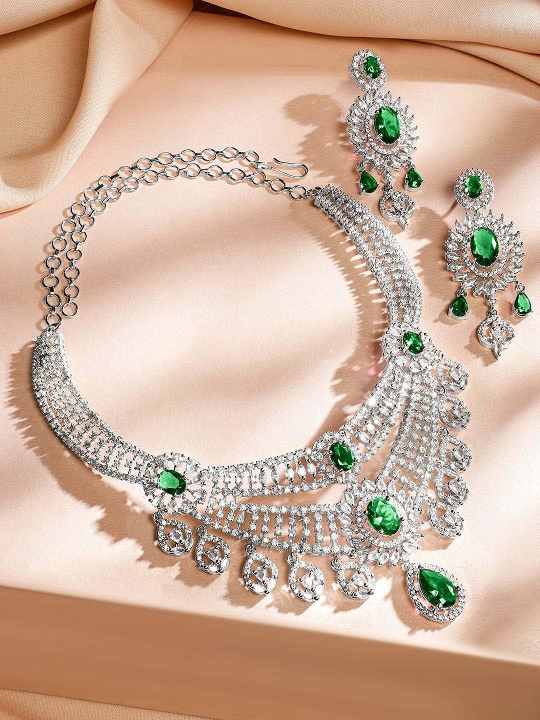 rubans-rhodium-plated-emerald-green-white-cubic-zirconia-layered-choker-jewellery-set-necklace-set-1143856395.jpg