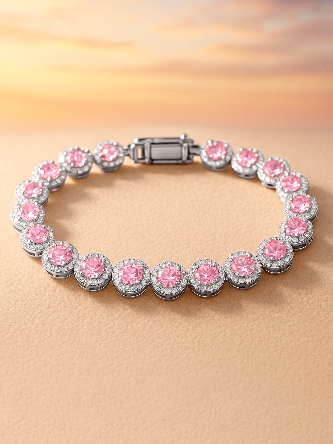 rubans-rhodium-plated-sparkling-pink-round-cut-cubic-zirconia-studded-premium-tennis-bracelet-bangles-bracelets-1170934998.jpg