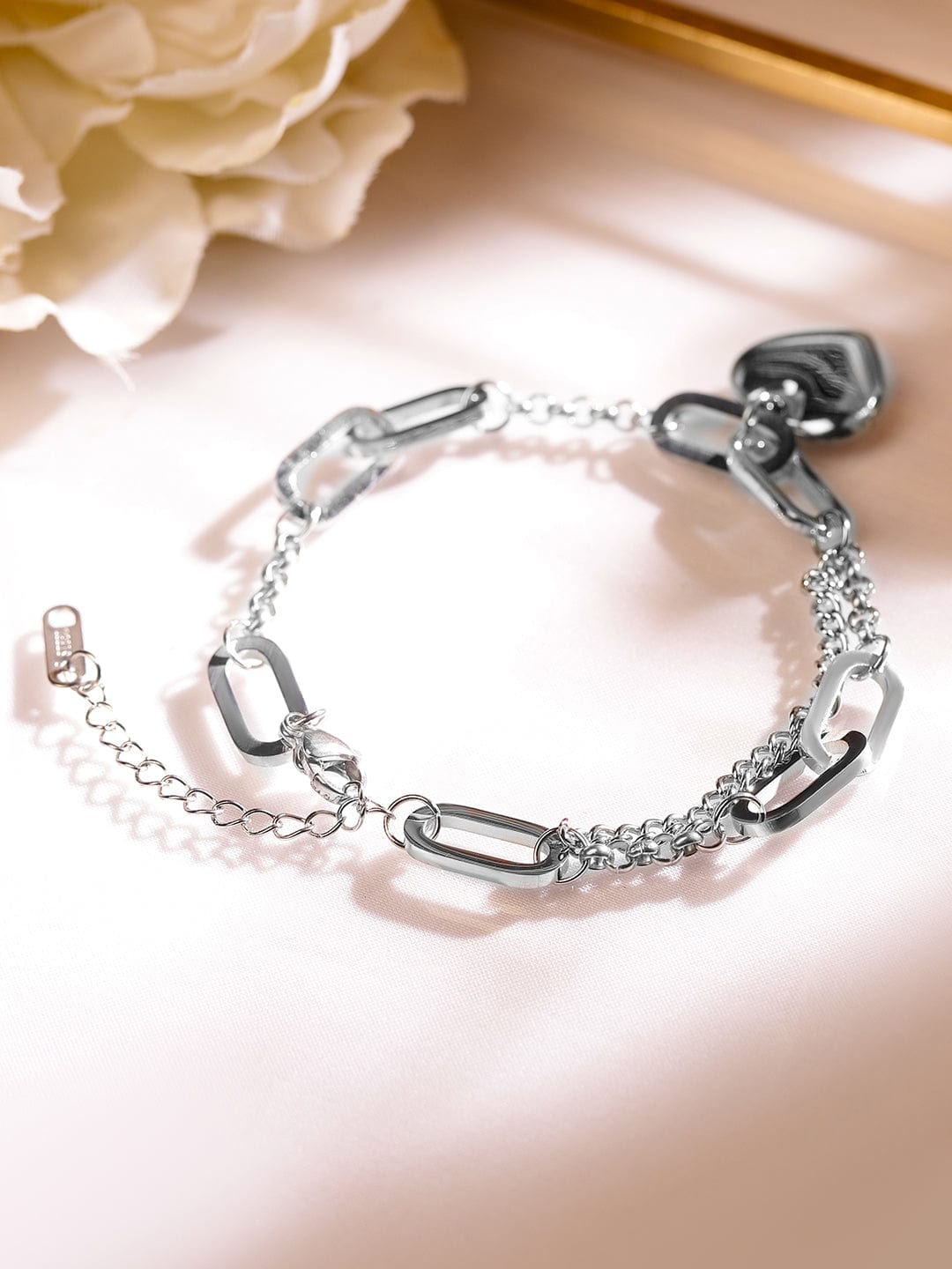 rubans-rhodium-plated-stainless-steel-tarnish-free-waterproof-chain-link-heart-bracelet-bangles-bracelet-1143858809.jpg