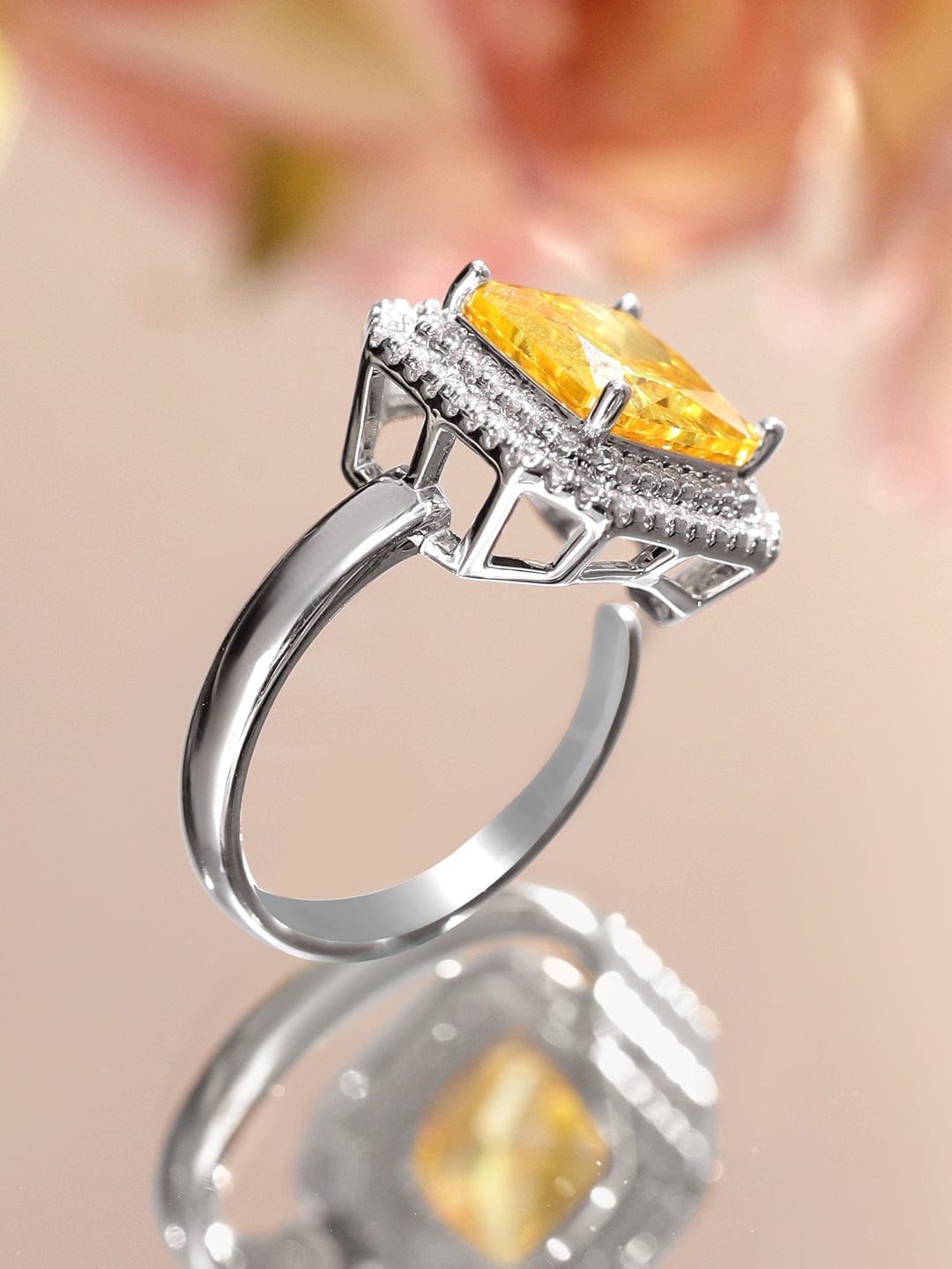 rubans-rhodium-plated-yellow-sapphire-adjustable-ring-with-cubic-zirconia-detailing-finger-ring-1183277579.jpg