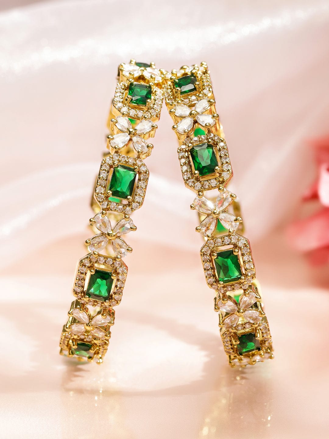 rubans-set-of-2-18k-gold-plated-emerald-green-white-cubic-zirconia-studded-floral-bangle-bangles-bracelets-1175351025.jpg