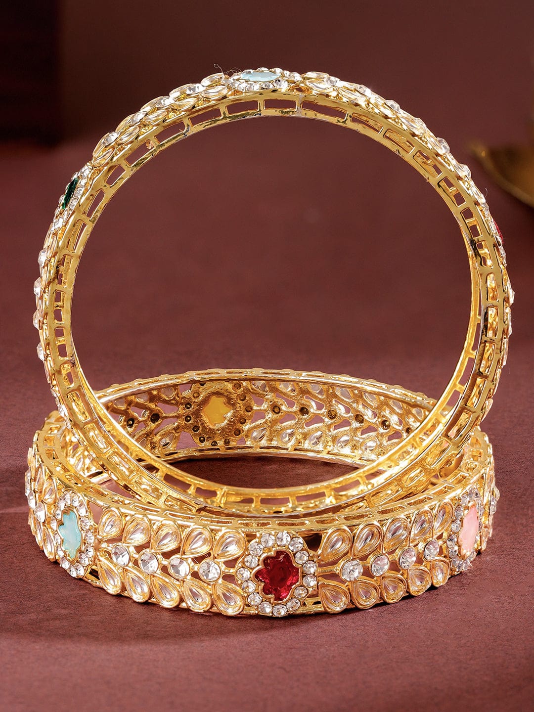 rubans-set-of-2-18k-gold-plated-kundan-multi-colour-cubic-zirconia-stone-floral-bangles-bangles-bracelets-1174668452.jpg