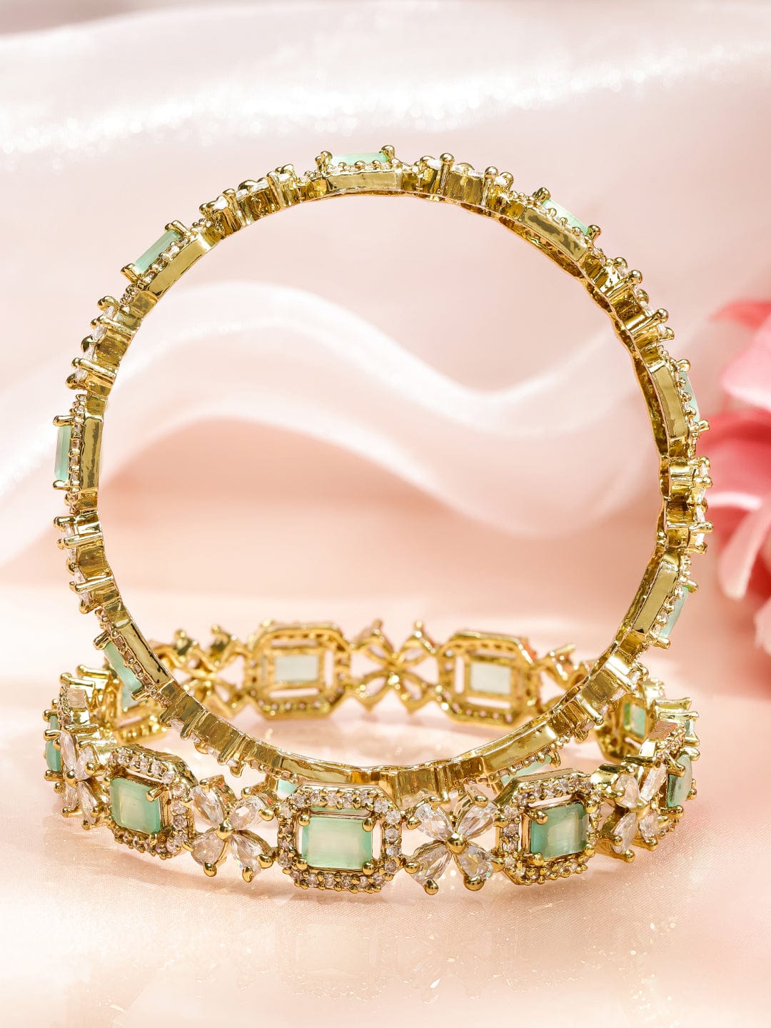 rubans-set-of-2-18k-gold-plated-mint-green-white-cubic-zirconia-studded-floral-bangles-bangles-bracelets-1175351030.jpg