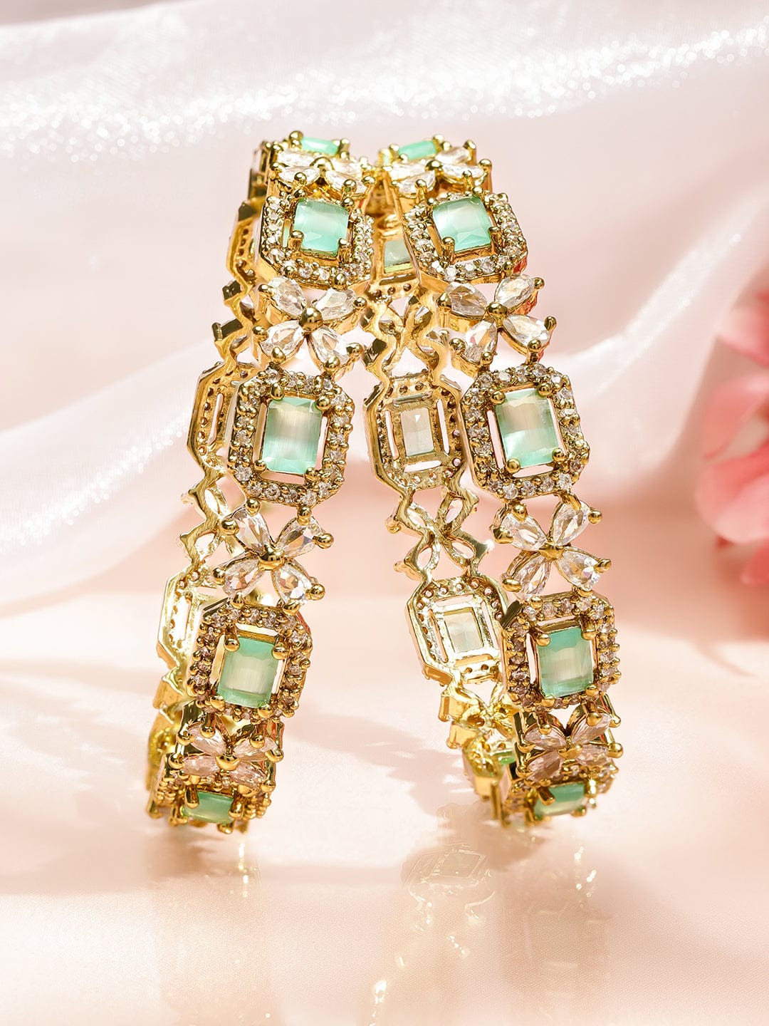 rubans-set-of-2-18k-gold-plated-mint-green-white-cubic-zirconia-studded-floral-bangles-bangles-bracelets-1175351031.jpg