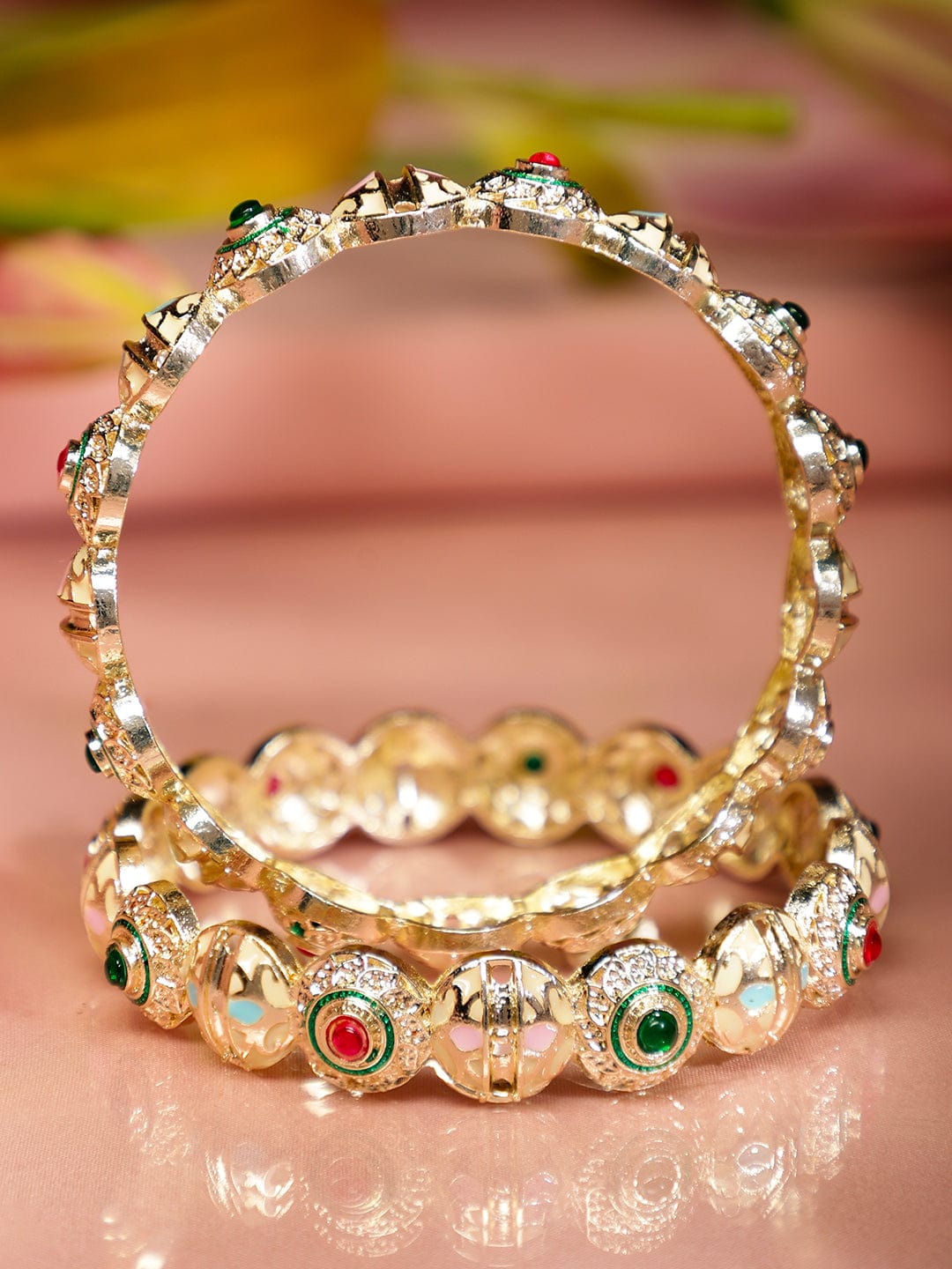 rubans-set-of-2-18k-gold-plated-red-green-stone-and-enamel-work-handcrafted-bangles-bangles-bracelets-1143857565.jpg