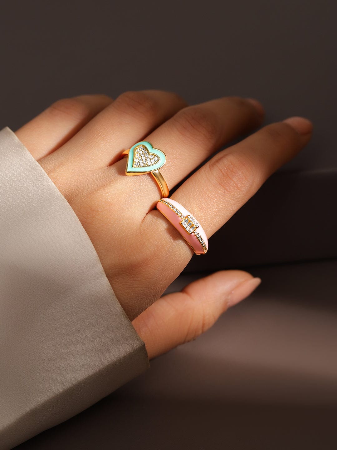 rubans-set-of-2-18k-gold-plated-turquoise-pink-enamel-cubic-zirconia-studded-rings-finger-ring-1125746036.jpg