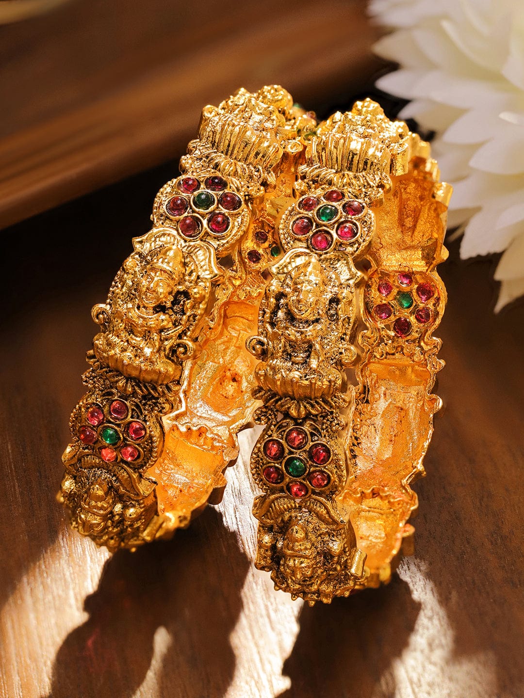 rubans-set-of-2-24k-gold-plated-ruby-red-green-stone-studded-temple-bangles-with-lakshmi-motif-bangles-bracelet-1181688661.jpg