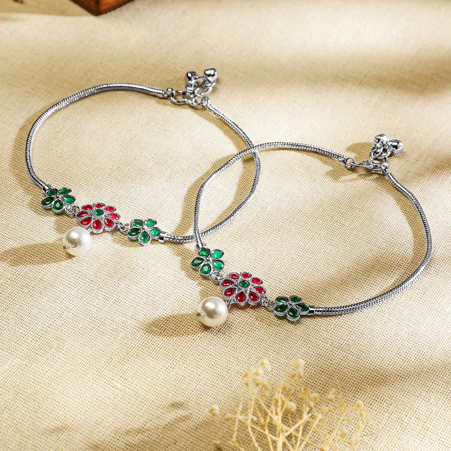 rubans-set-of-2-oxidized-silver-plated-ruby-pink-emerald-green-kundan-floral-anklets-with-pearl-accents-anklet-1156949392.jpg