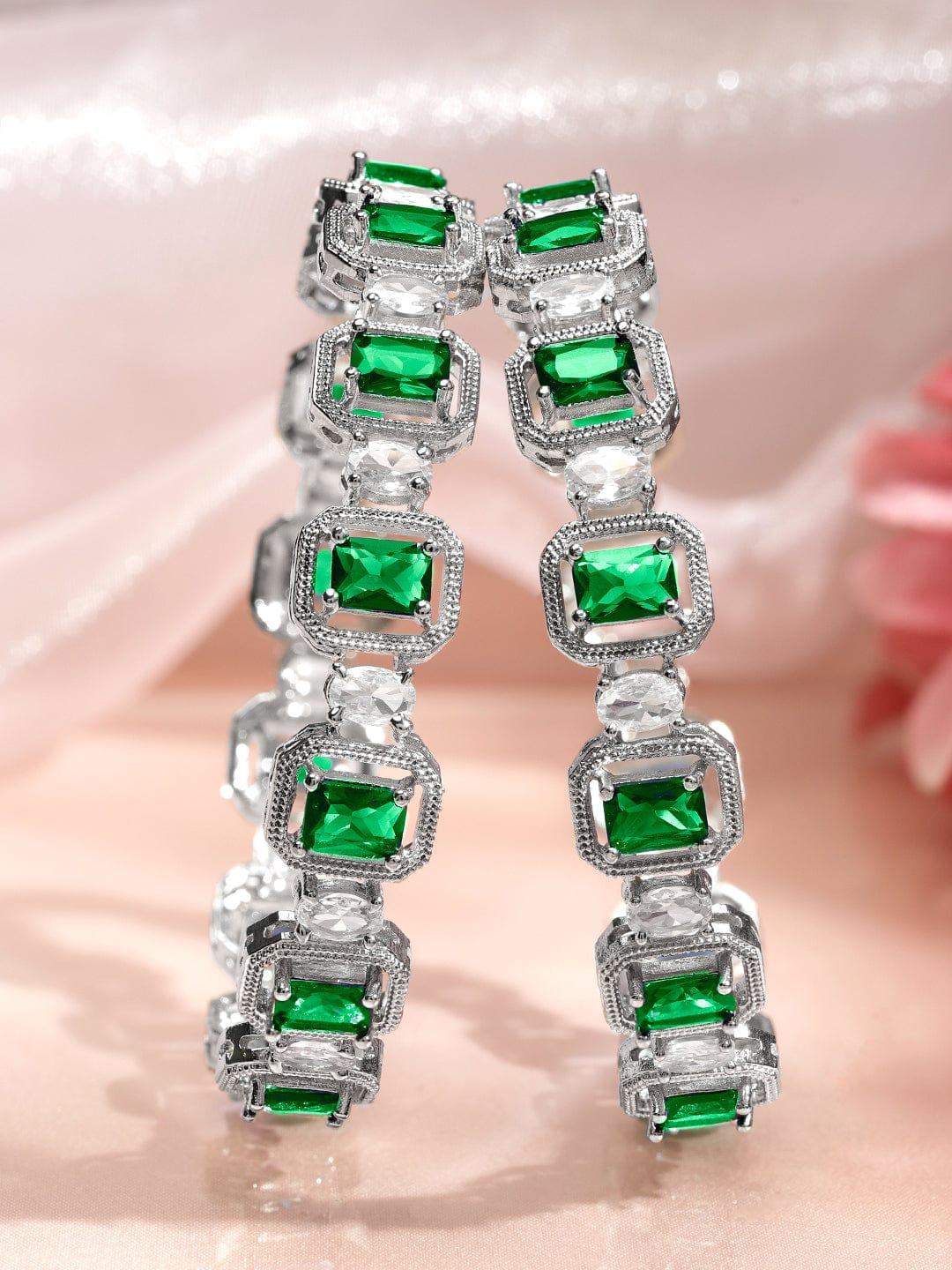 rubans-set-of-2-rhodium-plated-emerald-green-white-cubic-zirconia-studded-floral-bangles-bangles-bracelets-1175337066.jpg