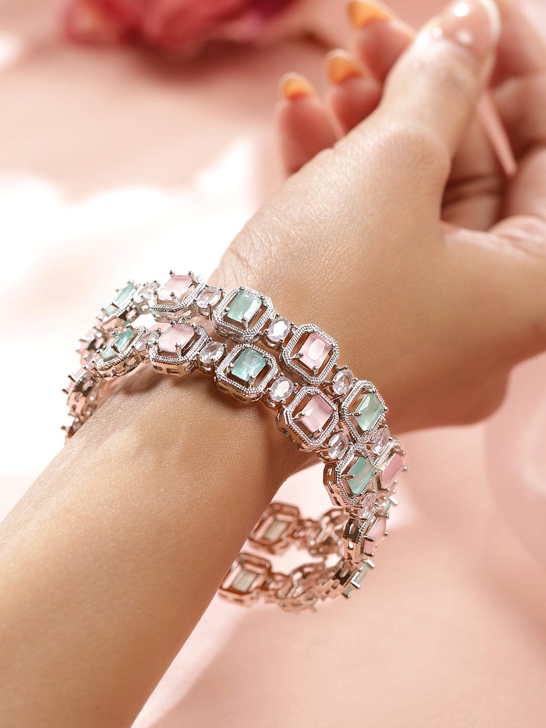 rubans-set-of-2-rhodium-plated-pastel-pink-mint-green-white-zirconia-studded-bangles-bangles-bracelets-1175337069.jpg