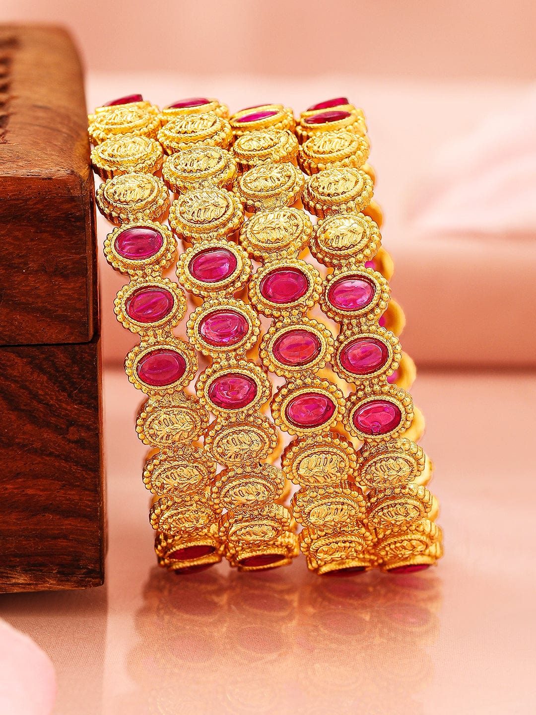 rubans-set-of-4-22k-gold-plated-ruby-pink-stone-filigree-design-traditional-bangles-bangles-bracelets-37837505888430.jpg