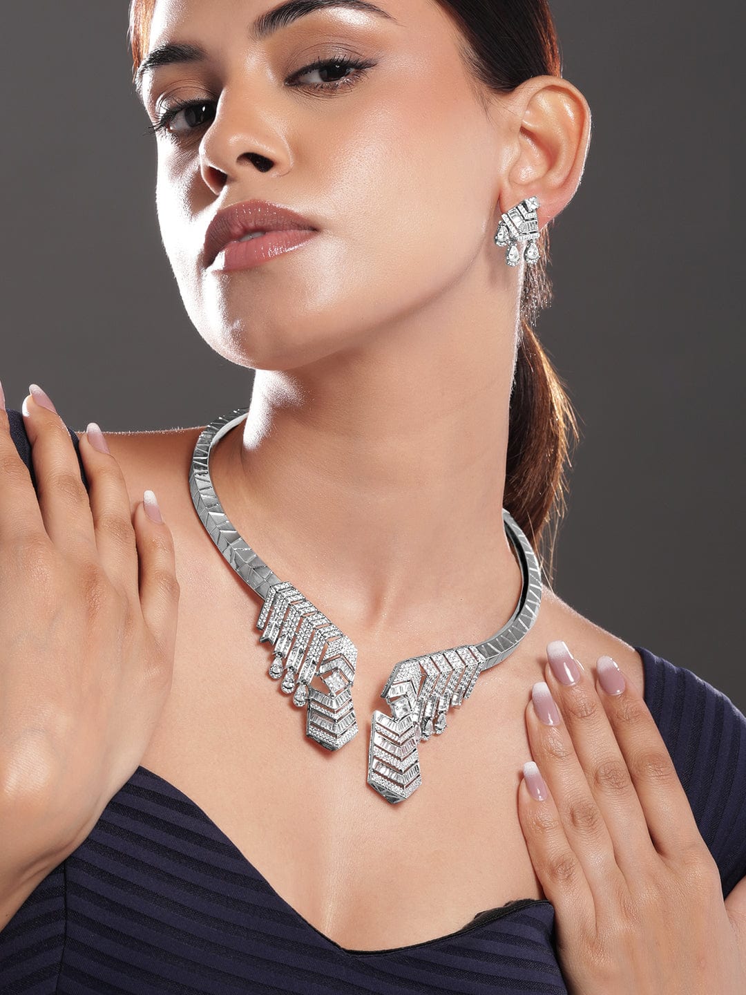 rubans-silver-plated-aaa-cubic-zirconia-studded-geometric-statement-choker-necklace-set-necklace-set-37994135453870.jpg
