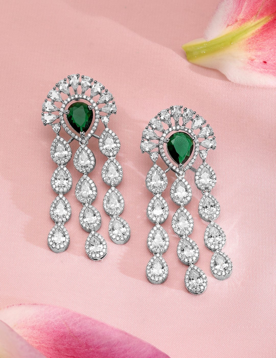 rubans-silver-plated-emeraldgreen-white-cubiczirconia-multilayer-luxurious-jewellery-set-necklace-set-1143858375.jpg